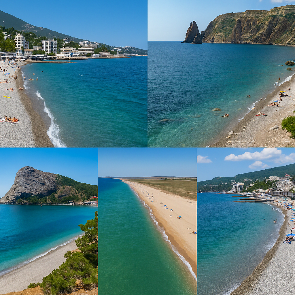 ТОП‑5 Пляжей Крыма, которые точно стоит посетить (локации на карте)